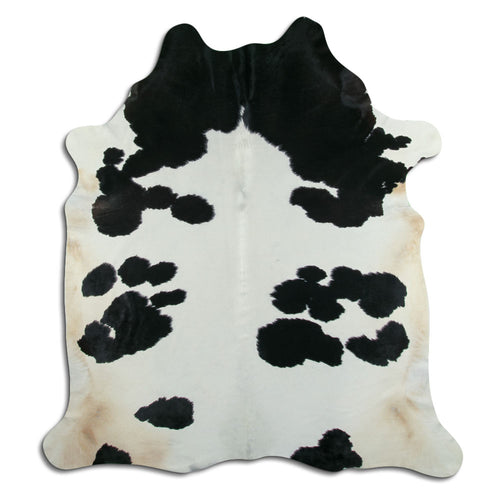 Black & White Cowhide Rug XXL