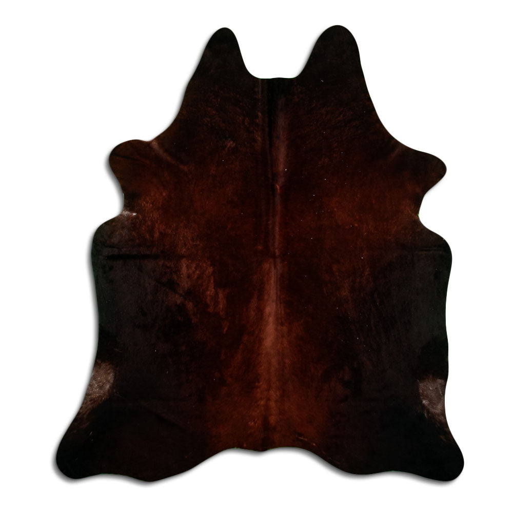 Brown Cowhide Rug L