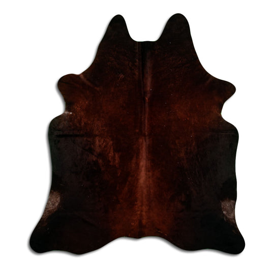 Brown Cowhide Rug L