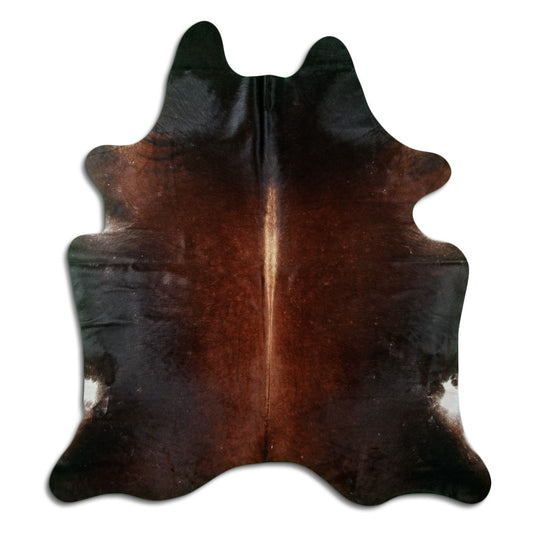 Brown Cowhide Rug L