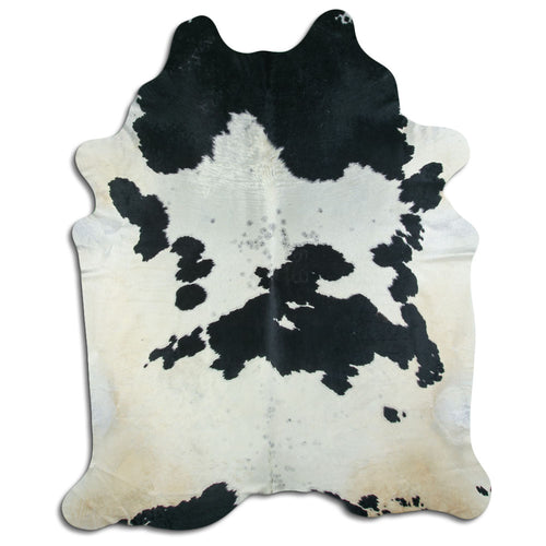 Black & White Cowhide Rug XXL