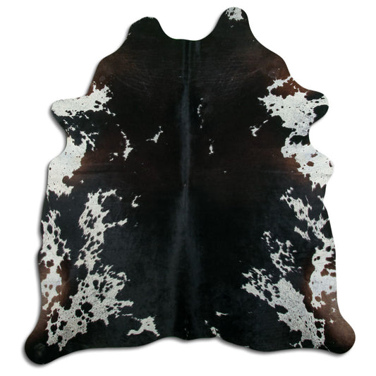 Black & White Cowhide Rug XL