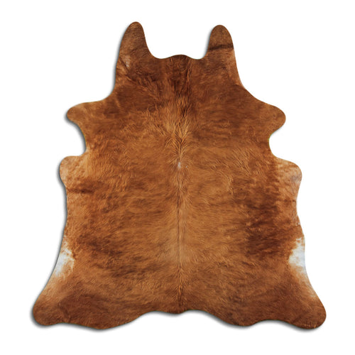Brown Cowhide Rug L