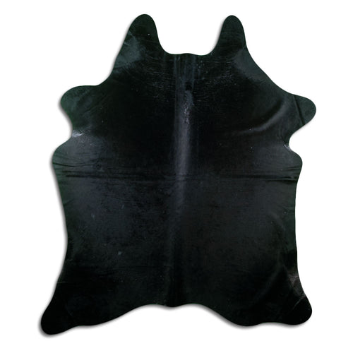 Black Cowhide Rug XL
