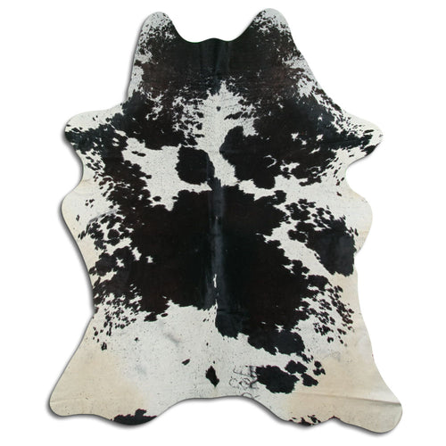 Black & White Cowhide Rug XL
