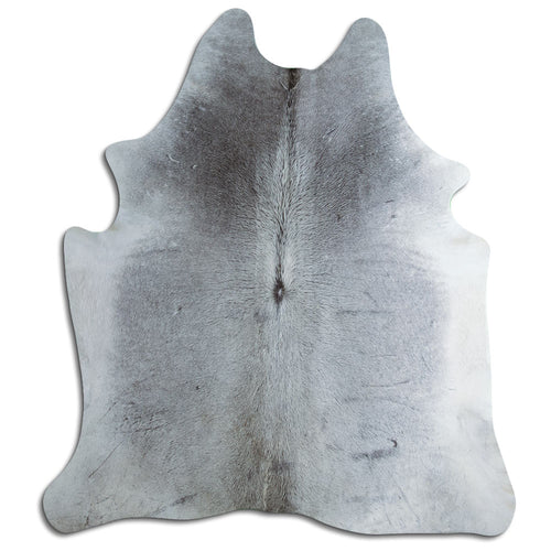 Grey Cowhide Rug L