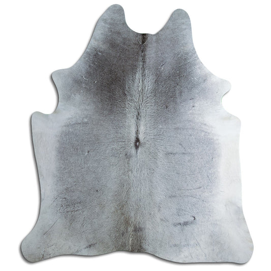 Grey Cowhide Rug L