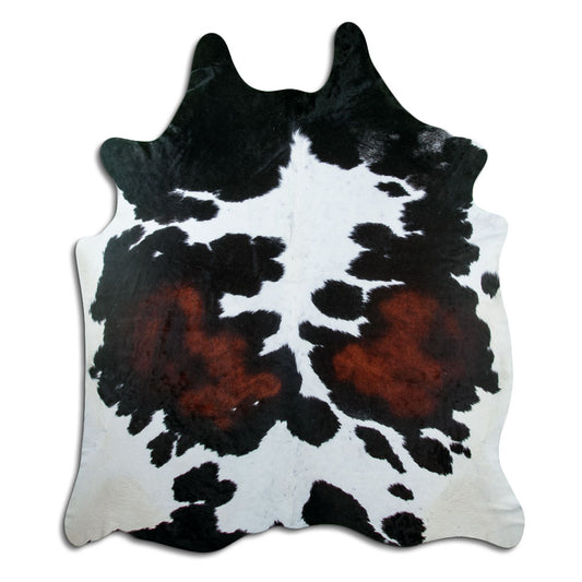 Tricolor Cowhide Rug XXL