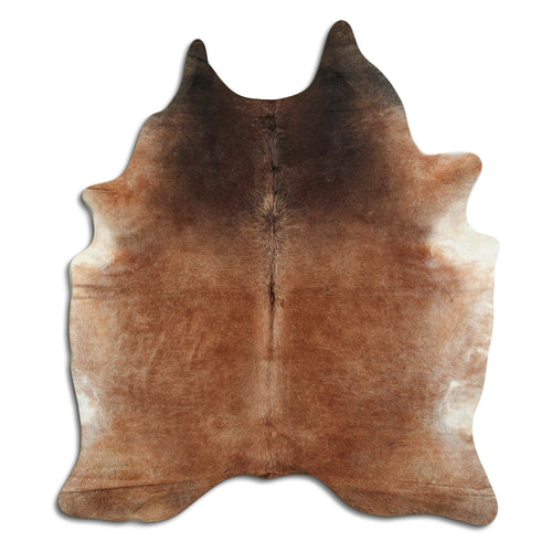 Tan Grey Cowhide Rug XL