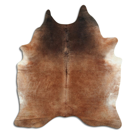 Tan Grey Cowhide Rug XL