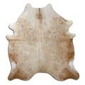 Brown Cowhide Rug L