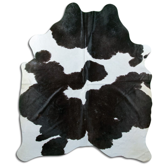 Black & White Cowhide Rug XL