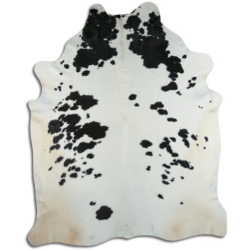 Black & White Cowhide Rug XXXL