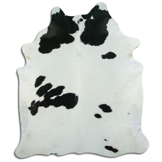 Black & White Cowhide Rug XL