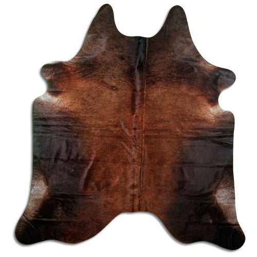 Brown Cowhide Rug XXL