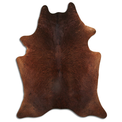 Brown Cowhide Rug L