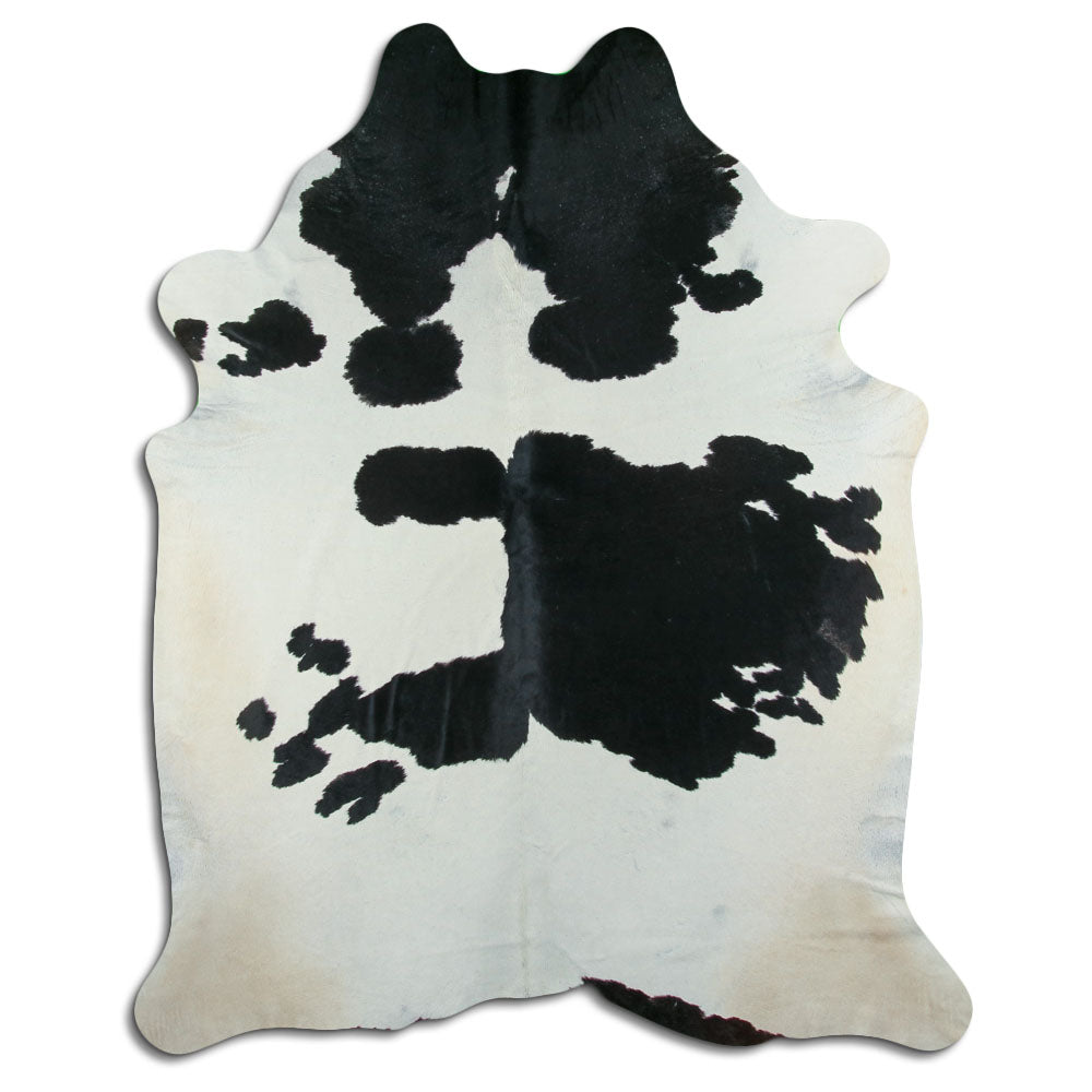 Black & White Cowhide Rug XXXL