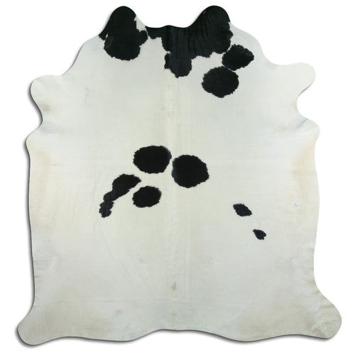 Black & White Cowhide Rug XXL