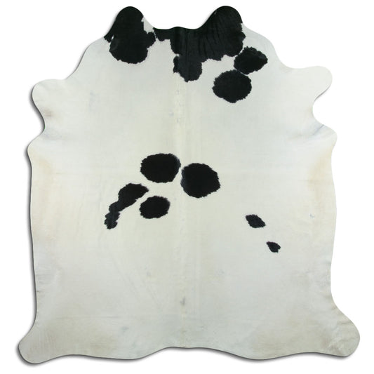 Black & White Cowhide Rug XXL