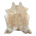 Brown & White Cowhide Rug XL
