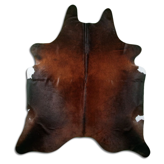 Brown Cowhide Rug L