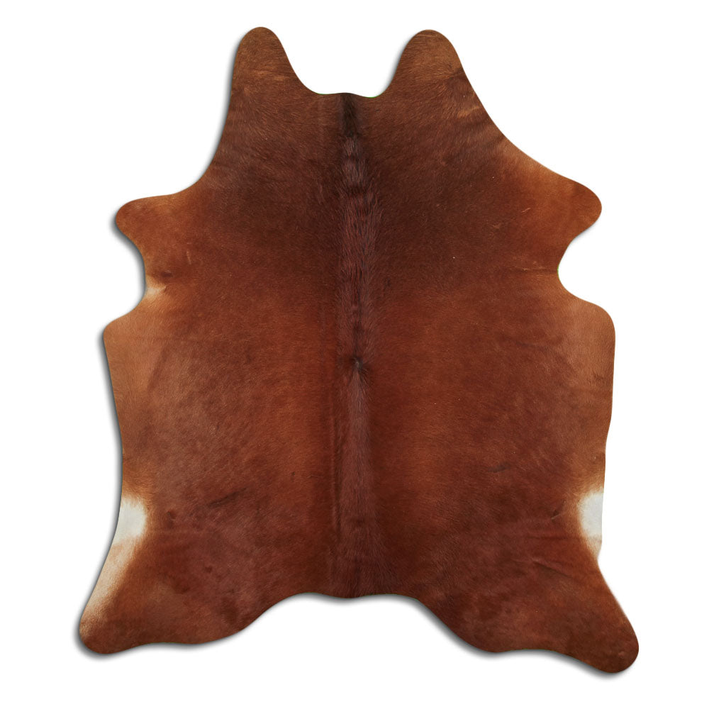 Brown Cowhide Rug L