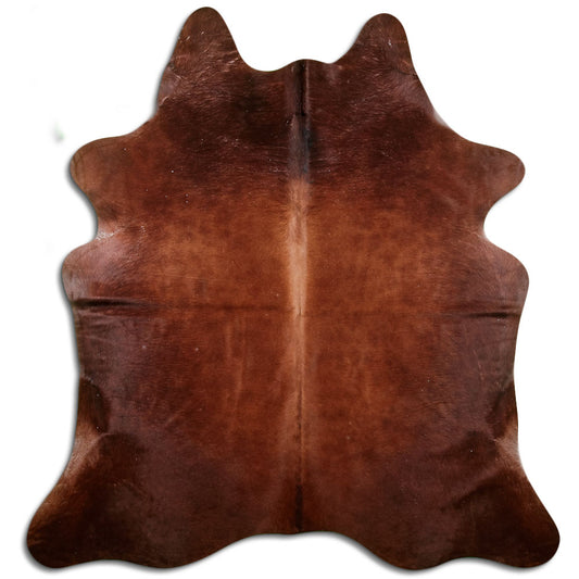 Brown Cowhide Rug L
