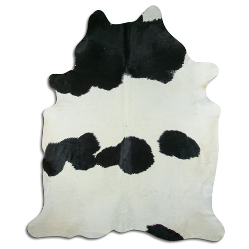 Black & White Cowhide Rug XXL