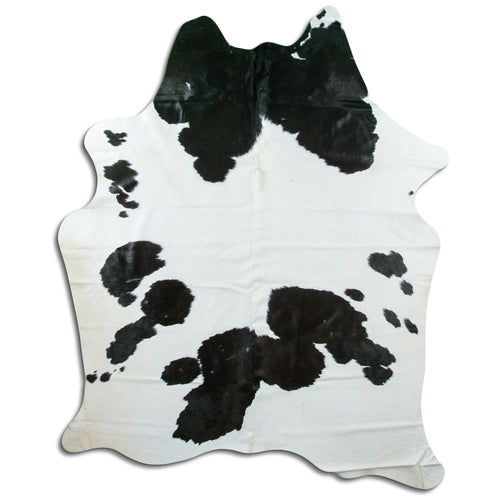 Black & White Cowhide Rug XXL