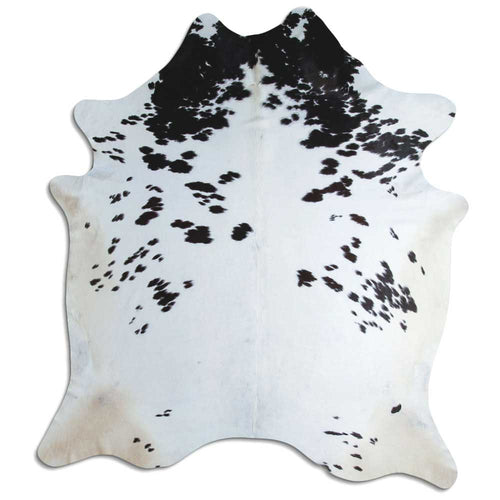 Black & White Cowhide Rug XXL