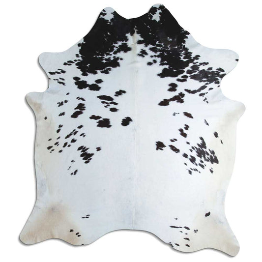 Black & White Cowhide Rug XXL