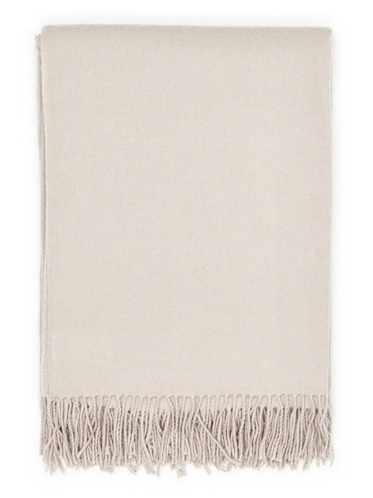 Throw “Fjord” in Sand, folded