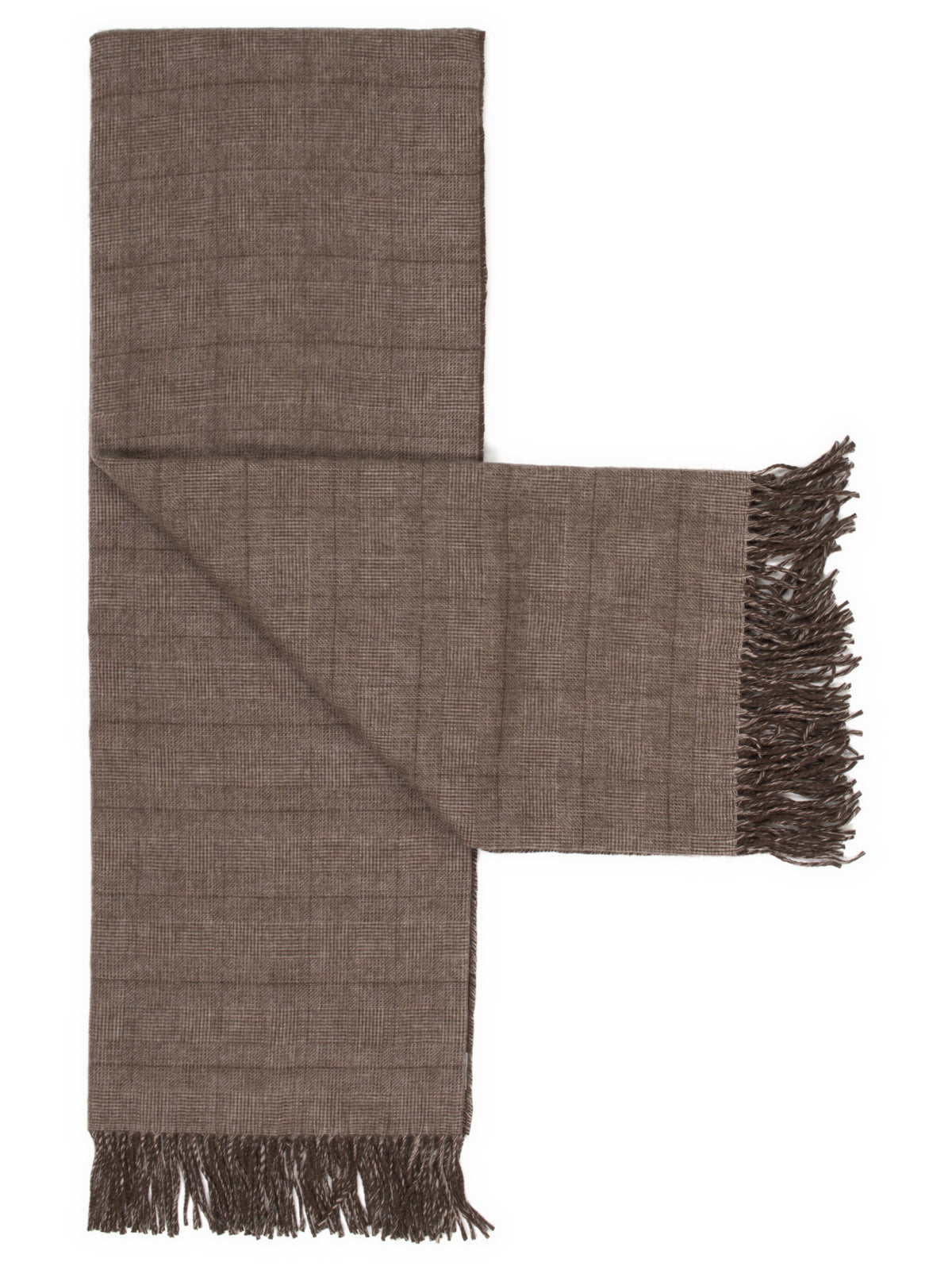 Throw “Glen” in Brown, unfolded