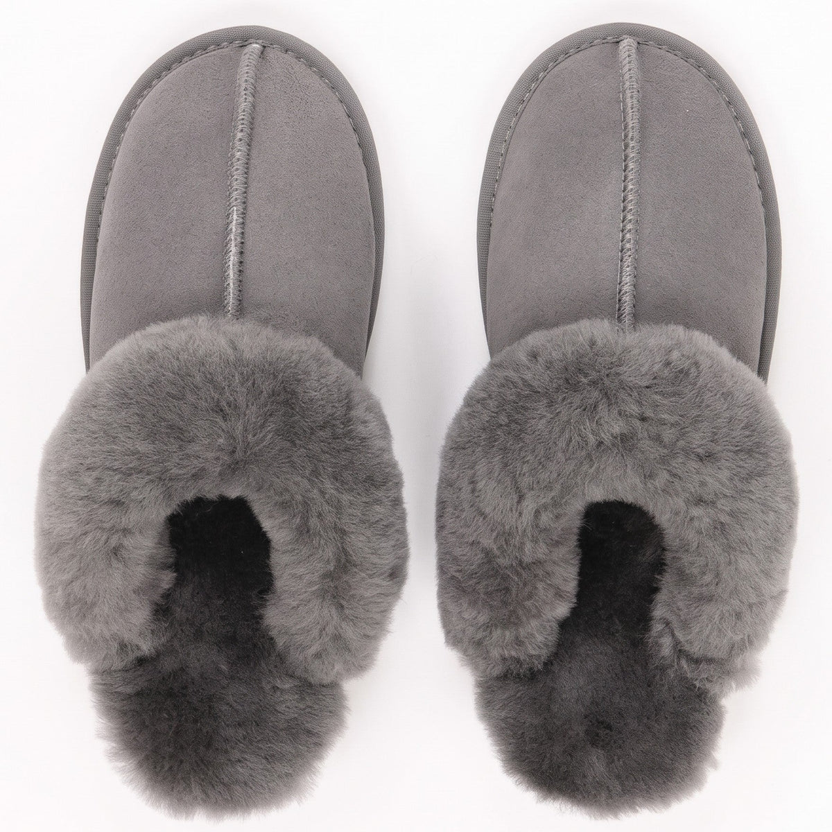 Sheepskin Slippers | Grey