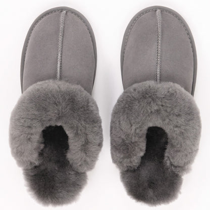 Sheepskin Slippers | Grey