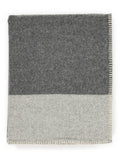 Blanket “Hytte” in Dark Grey, folded