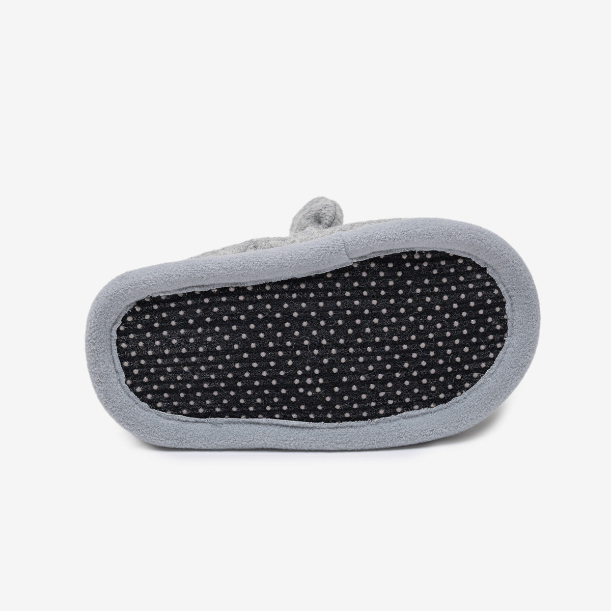 Dotted sole of a Mouse merino slipper