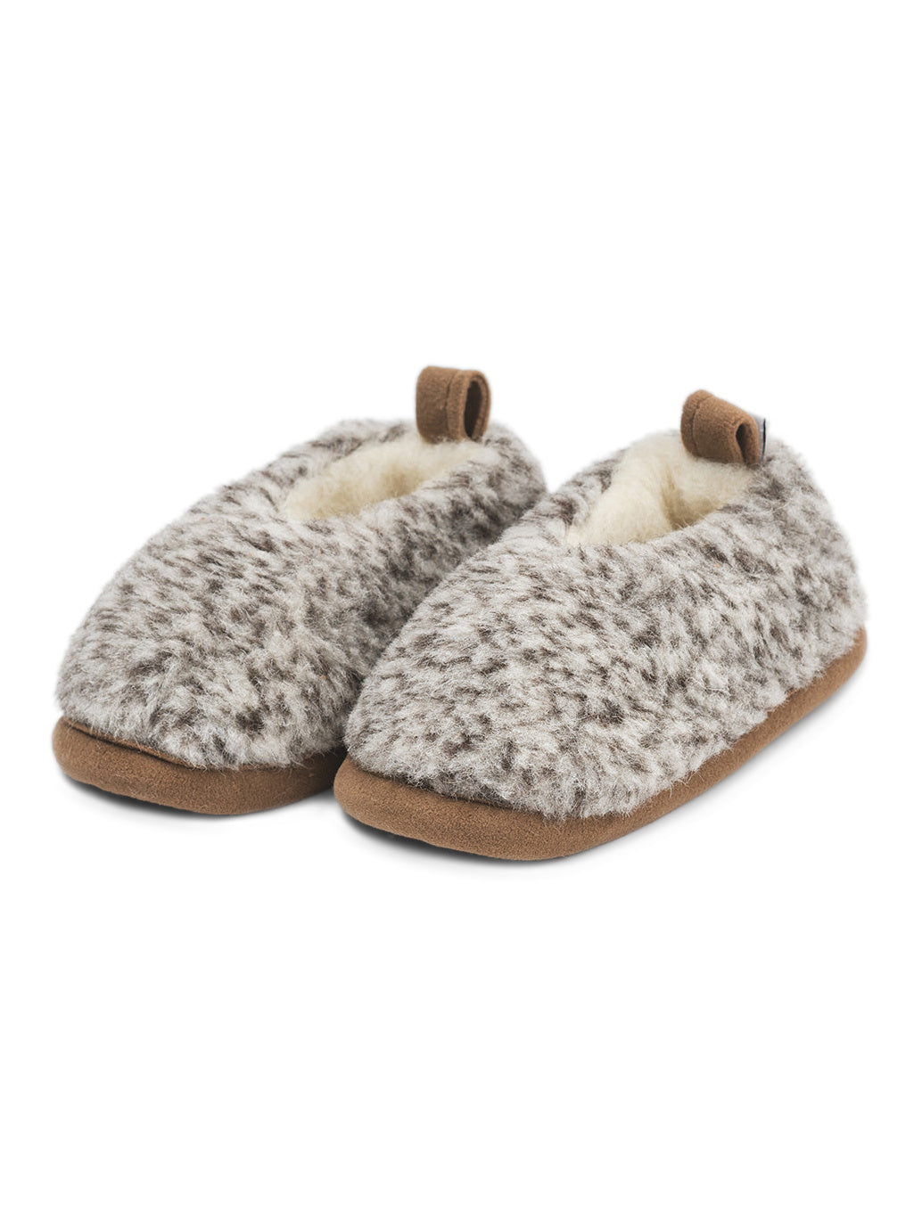Children's merino slippers Tiger, pair