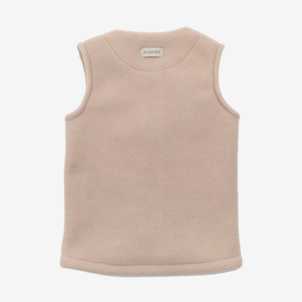 Lama merino vest, back