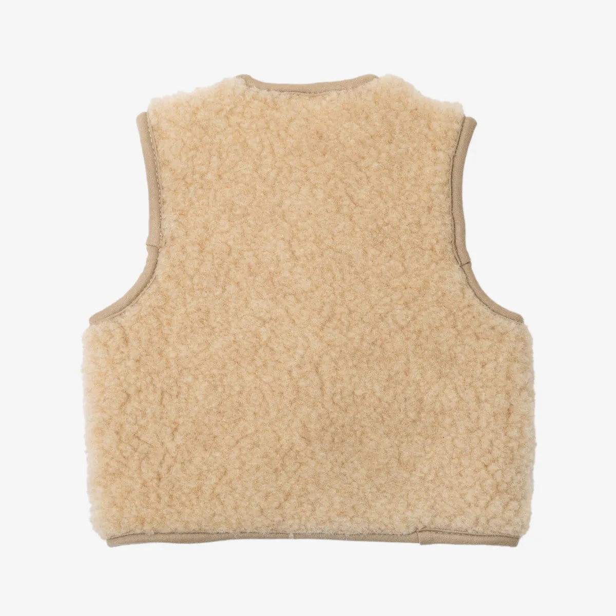 Panda merino vest, back