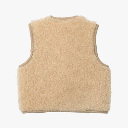 Panda merino vest, back