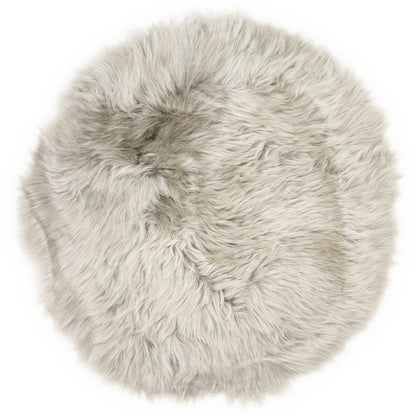 Sheepskin Seat Pad, Light Grey