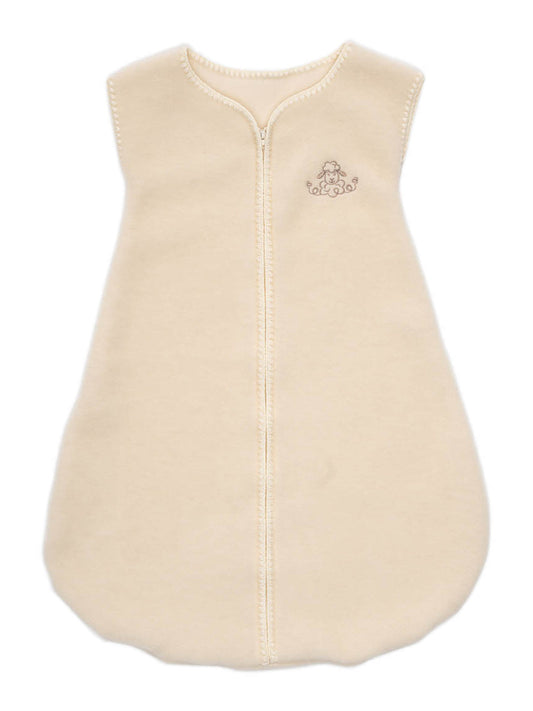 Merino baby sleeping bag Sheep in ecru, 70 cm