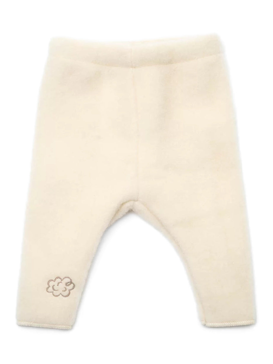Merino baby trousers Sheep in ecru