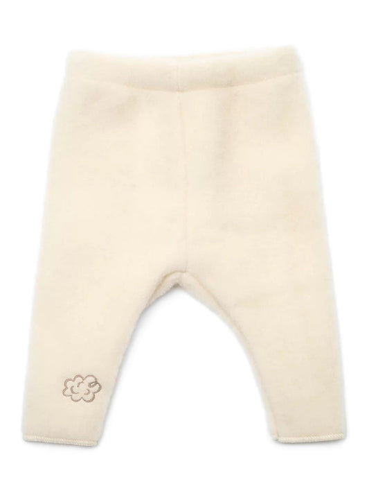 Merino baby trousers Sheep in ecru