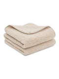 Merino blanket Almond, 1-ply, folded