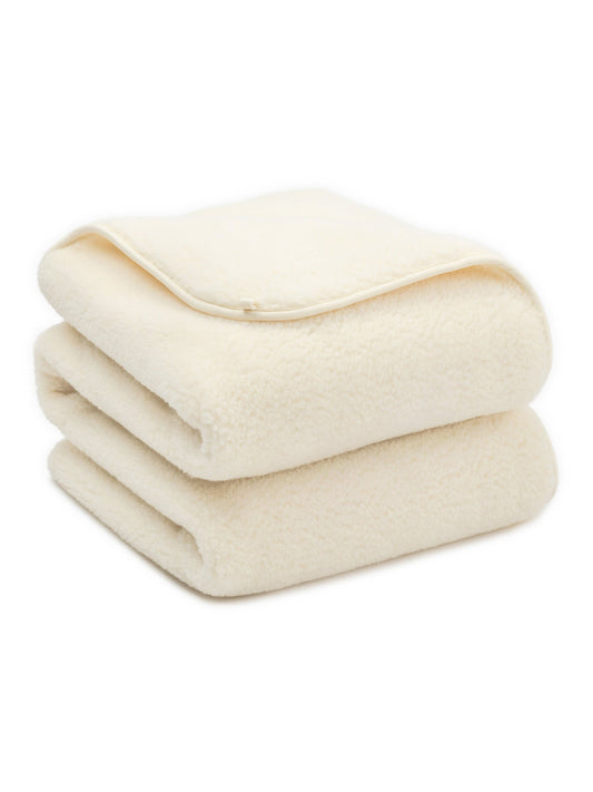 Merino blanket Luka, 2-ply, folded