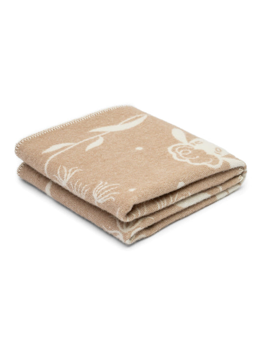 Merino plaid Meadow, folded