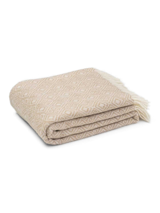 Merino plaid Sirtaki, folded