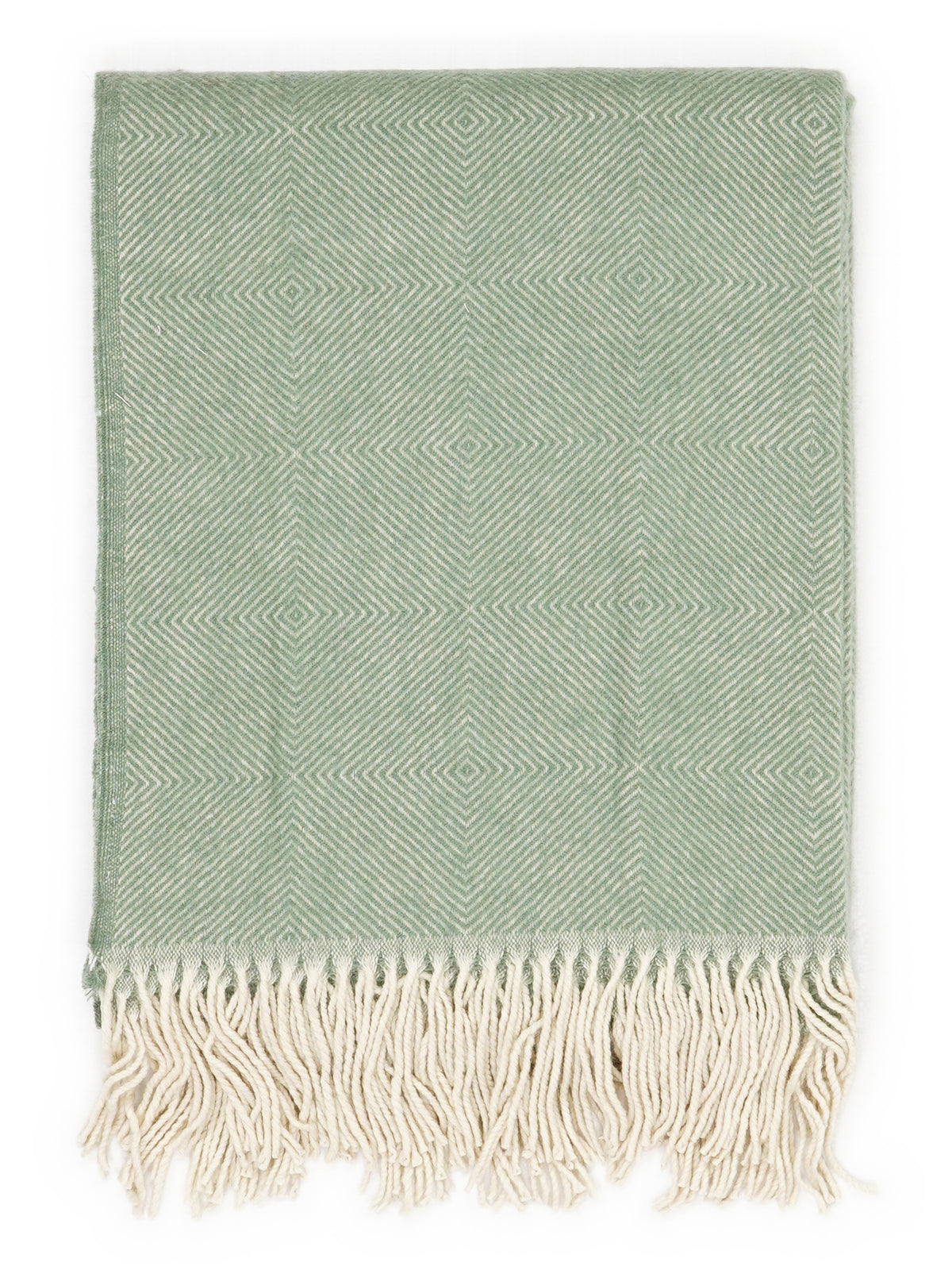 Throw “Rune” in Sage, folded